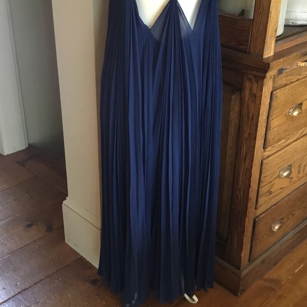 Banana Republic Georgia Open Back Pleated Dress - Picture 7 of 9